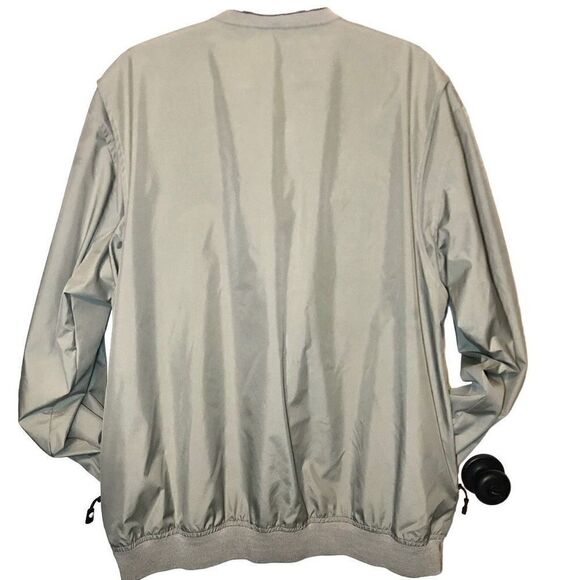 IZOD Golf Pullover Jacket in Taupe/Black Men’s XL - Picture 5 of 8